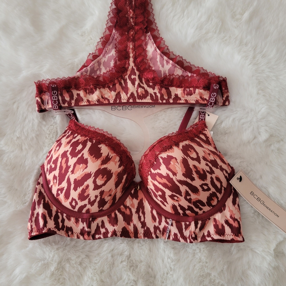 💥BCBGENERATION 2 PIECE PUSH UP BRA AND THONG SET 34B/S